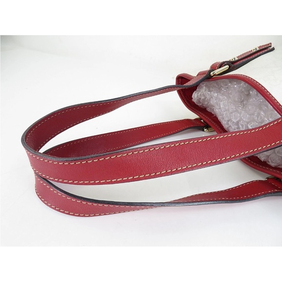 Gucci Cream and Red Love Tote - Picture 9 of 14